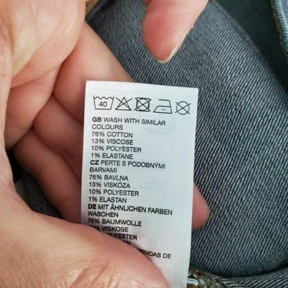 NWT Cheap Monday Second Skin High Waist Skinny Fit Leg Jeans 29x32 - Picture 8 of 8